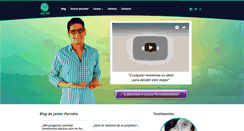 Desktop Screenshot of javierparedes.com